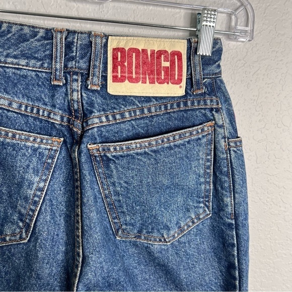 Bongo Jeans Women Size 3 Vintage 80s 90s Mom Tapered High Waisted Rise Blue B - Picture 1 of 9